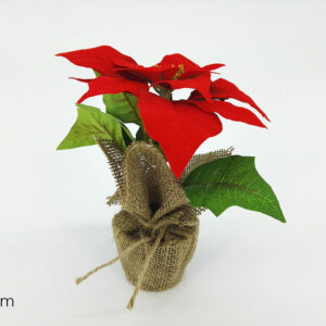 RED XMAS FLOWER 20CMS DIPLAY 212582
