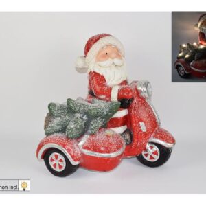 XMAS FATHER ON BIKE WITH LIGHTS 934681