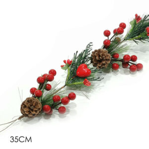 XMAS STICK W/BERRIES AND PINE 386184