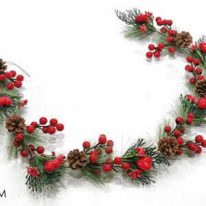 XMAS DEC STICK BERRIES/PINE 95CMS 386214