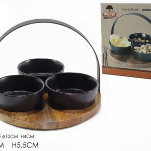 SET DIPS BOWL ON BASE W/IRON 401061