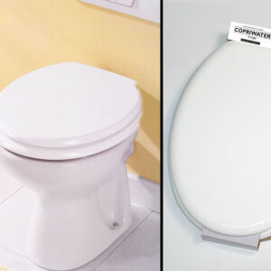 WOODEN TOILET SEAT COVER 150686