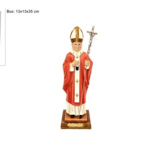 STATUE POPE GIOVANNI PAOLO 31CMS 094181