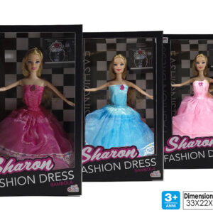 DOLL SHARON FASHION DRESS 3 ASS 371401