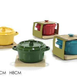 SMALL POT WITH LID 13X10X8CMS 322311