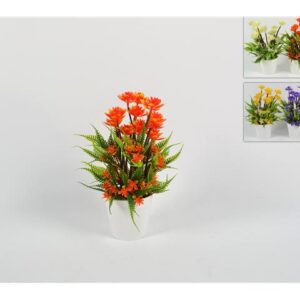 FLOWER PLANT PVC 6 COL. ASS 362822