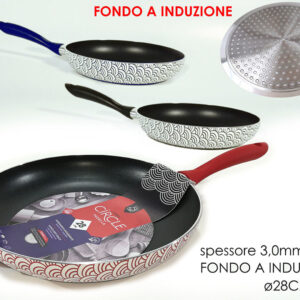 CIRCLE FRYING PAN IND. 28CMS 120405