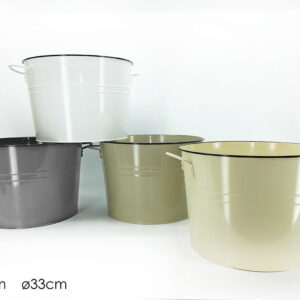 2 HANDLE METAL GARDEN BUCKET 102012
