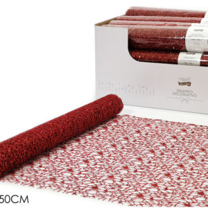 RED XMAS ROLL IN DISPLAY 35 X 180CMS 193959
