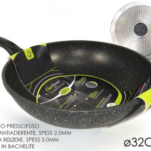 ALLUMINIUM WOK INDUCTION 32CMS 154523