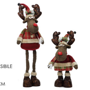 EXTENDIBLE REINDEER 72CMS 2 ASS 424916
