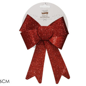 XMAS RED BOW 30X 36CMS 388171