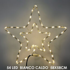 XMAS DOUBLE STAR 54 LED 091637