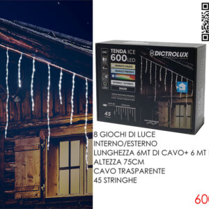 LIGHTS ICE 6 METERS DAYLIGHT 600 LED 075866
