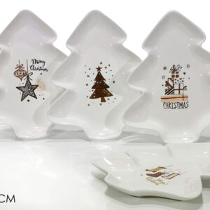CENTRE TABLE XMAS TREE WITH GOLD 25.5CMS  362911
