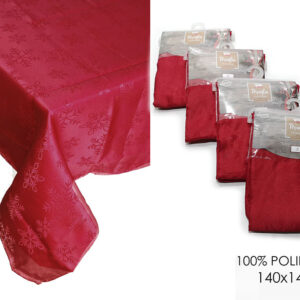 XMAS TABLE CLOTH JACQUARD 140 X 140CMS 007669
