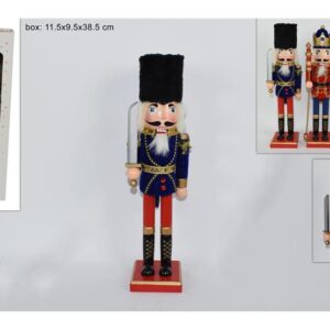 NUTCRACKER 38CMS WOODEN 831034