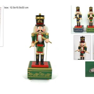 SOLDIER NUTCRACKER CARILLON ASS 863387