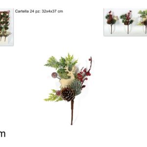 TWIGS WITH DECORATION ON BLISTER PACK 964312