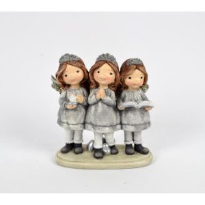 GREY ANGEL W/GLITTER 14CMS 074504