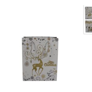 CHRISTMAS BAG 20X25X10CMS 4 ASS 060972