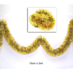 GOLD TINSEL 10CMS X 2MTS 134531