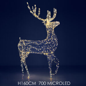 REINDEER 3D 120CMS WITH 600 MICROLED 241148