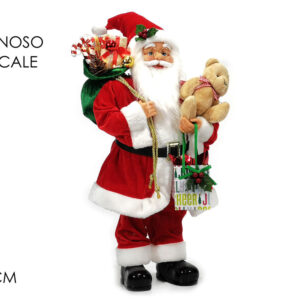 FATHER CHRISTMAS RED MUSICAL/LIGHT 242435