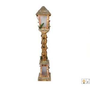 LARGE WOODEN LANTERN 100CMS 811470