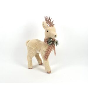 REINDEER WITH PINES/BERRIES 40CMS 096506