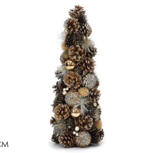 CHRISTMAS TREE 48CMS GOLD ROSE 363024