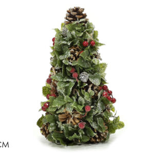 XMAS TREE WITH ACORNS 35CMS 240837