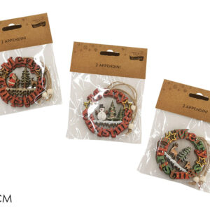 SET 2 HANGING DECORATION 3 ASS 317430
