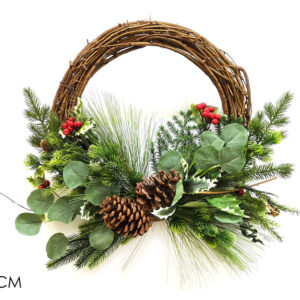GARLAND WITH PINE AND BERRIES 60CMS 323226