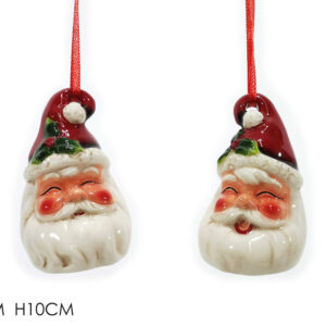 HANGING CHRISTMAS FATHER 5 X 10CMS 2 ASS 241032