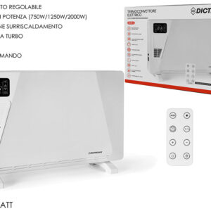 DICTROLUX CONVECTOR HEATER W/REMOTE 499631