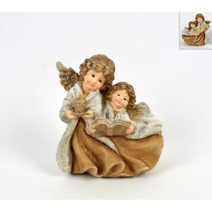ANGEL WITH PRAYER BOOK 16CMS 2 ASS 074986