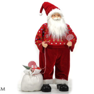 CHRISTMAS FATHER 80CMS WITH SACK 247249
