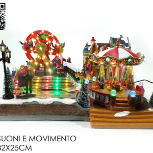 CHRISTMAS LUNA PARK W/ LIGHTS AND SOUND 240363