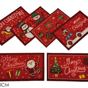 CHRISTMAS CARPET 40 X 70CMS 6 ASS 209148