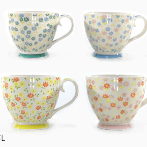 MUG PORCELAIN 45CL 4 ASSORTED 345983