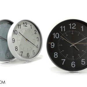 DICTROLUX WALL CLOCK 38CMS 3 ASS 420574