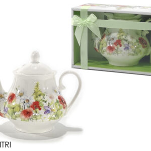 TEA POT 1.2LITRES WITH KID FLOWERS 095734