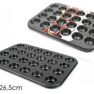 NON STICK 24 CUP CAKE DISH 35X27 X2CMS 810146