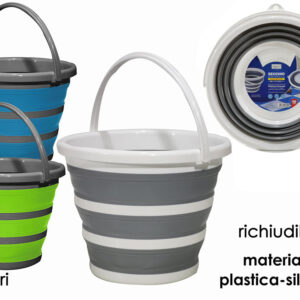 BUCKET SHRINKABLE WITH HANDLE 10 LITRES 279325