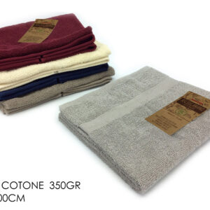 FACE TOWEL 50 X 100CMS BASIC 6 ASS 724481