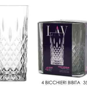 SET FOUR LONG DRINK GLASS 340CL 207129