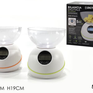 DICTROLUX ELECT. KITCHEN SCALES 5 KGS 2 ASS 269906