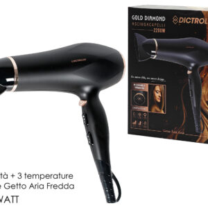 DICTROLUX HAIRDRIER GOLD DIAMOND 2200W 210618