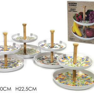 MELAMINE 2 LAYERS BISCUIT PLATE 200008